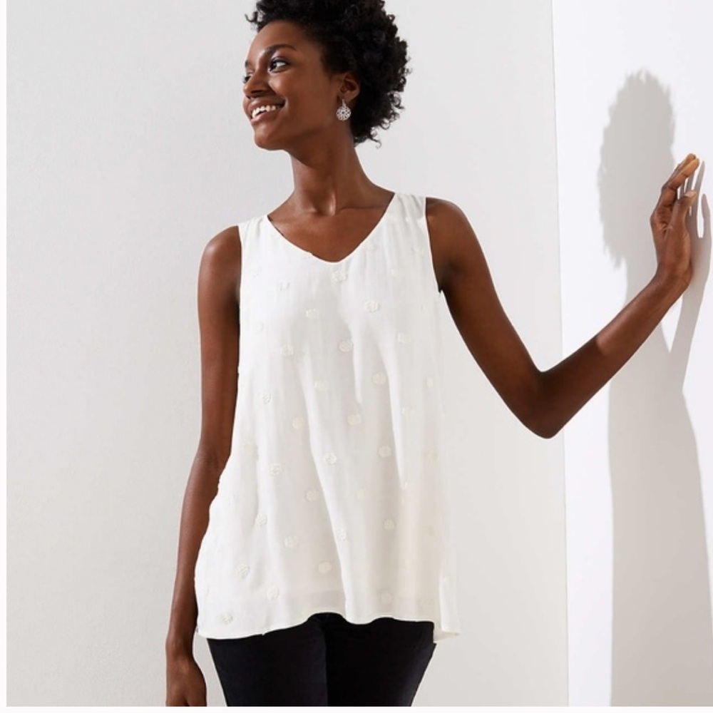 LOFT Dotted Tank With Cross Over Back